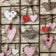 Baumwollstoff - 3D Patchwork-Herzen Rot