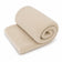 Gestrickter Schafwollfellstoff - Beige