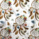 Baumwollstoff - Große braune Traumfänger auf Weiß