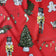 Baumwollstoff - Weihnachtsnussknacker, Rot