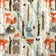 Baumwollstoff - Waldtiere Beige