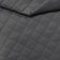 Polsterstoff gestepptes PU-Leder Diamant 5x5 - Grau