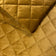 Polsterstoff Gestepptes Velours Rautenmuster 5x5 - Senf