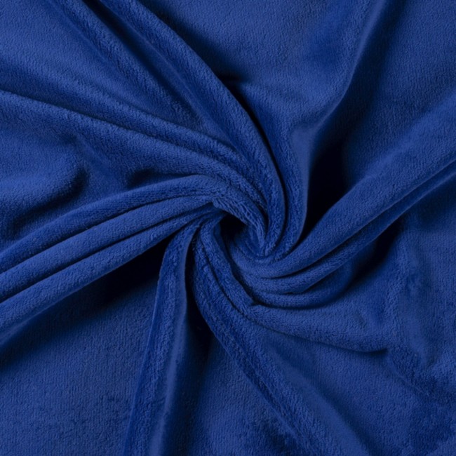Kuschelfleece - kobaltblau