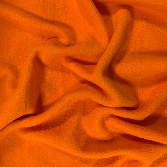Strickstoff Polarfleece - Orange