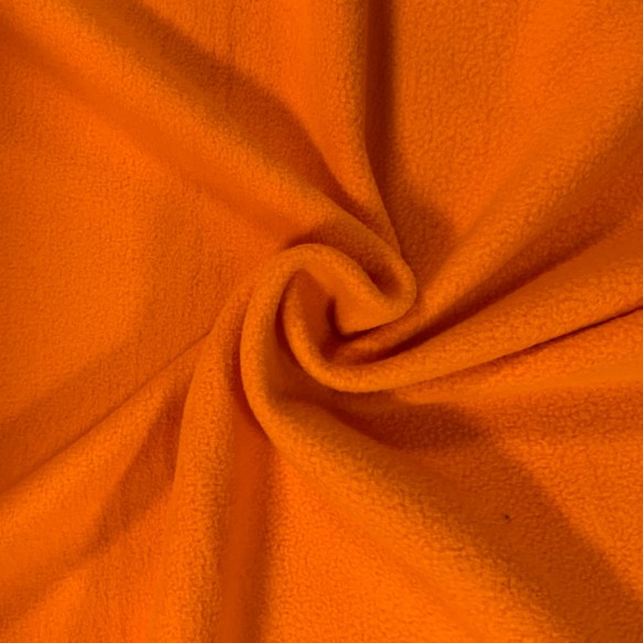 Strickstoff Polarfleece - Orange