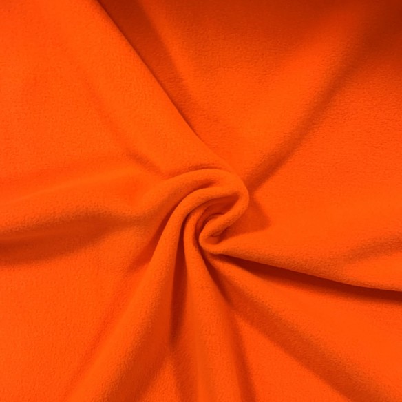 Strickstoff Polarfleece - NEON Orange