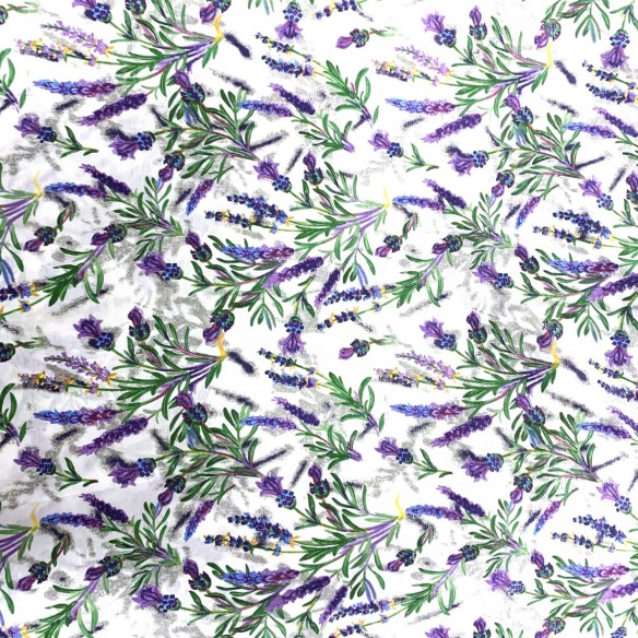 Baumwollstoff - Lavendel, Violett