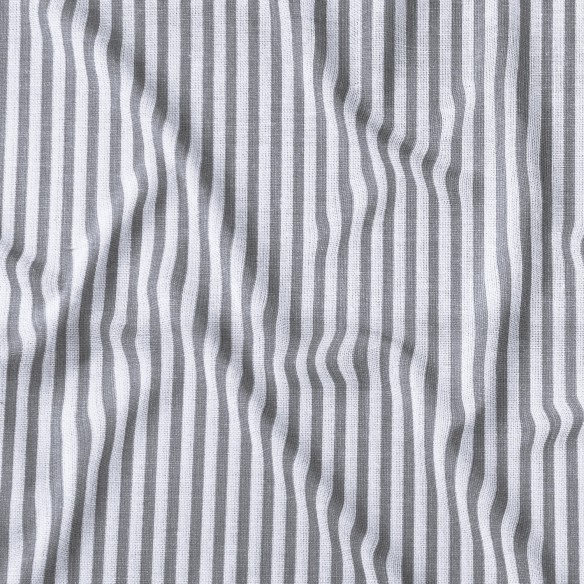 Baumwollstoff - Graue Streifen 3 mm