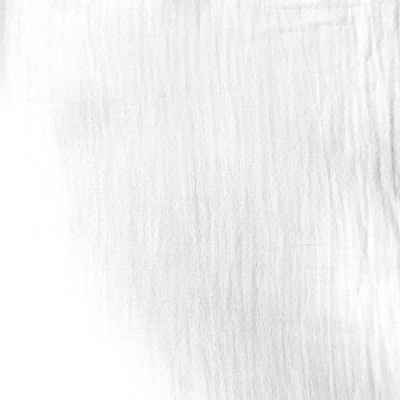 Baumwoll-Musselin-Doppelgaze - Weiß