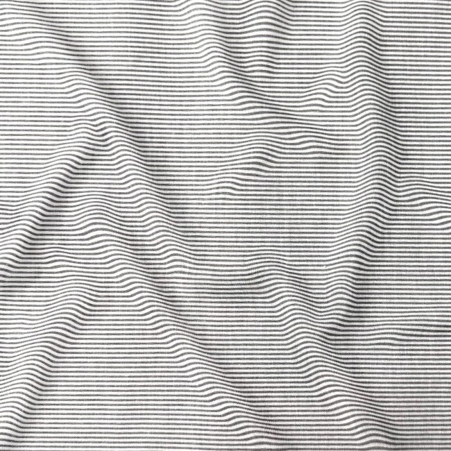 Baumwollstoff - Graue Streifen 1 mm
