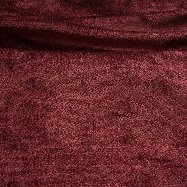 Microfaser Samt Stoff Velvet Touch Farbe Rubin-Rot
