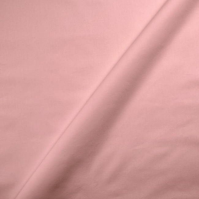 Baumwollstoff - einfarbig, schmutziges Rosa 220 cm
