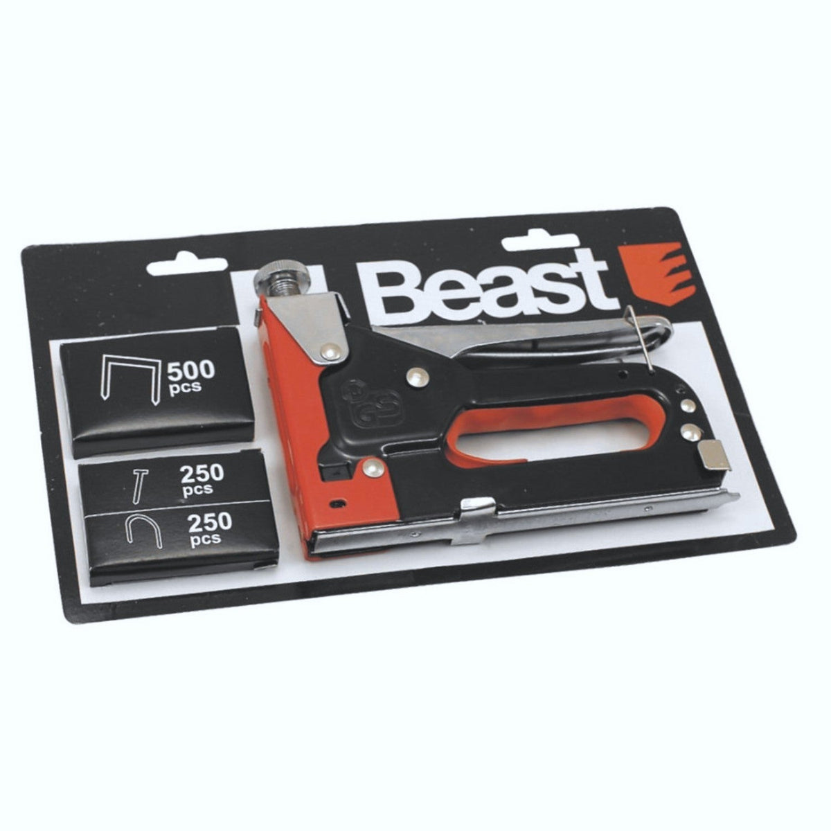 BEAST 3-in-1 Upholstery Staple Gun (Tacker) 4-14mm + Staples Included