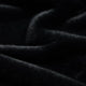 Weicher gestrickter Kunstfellstoff CORTO – Schwarz