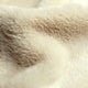 Weicher gestrickter Kunstfellstoff CORTO - Beige