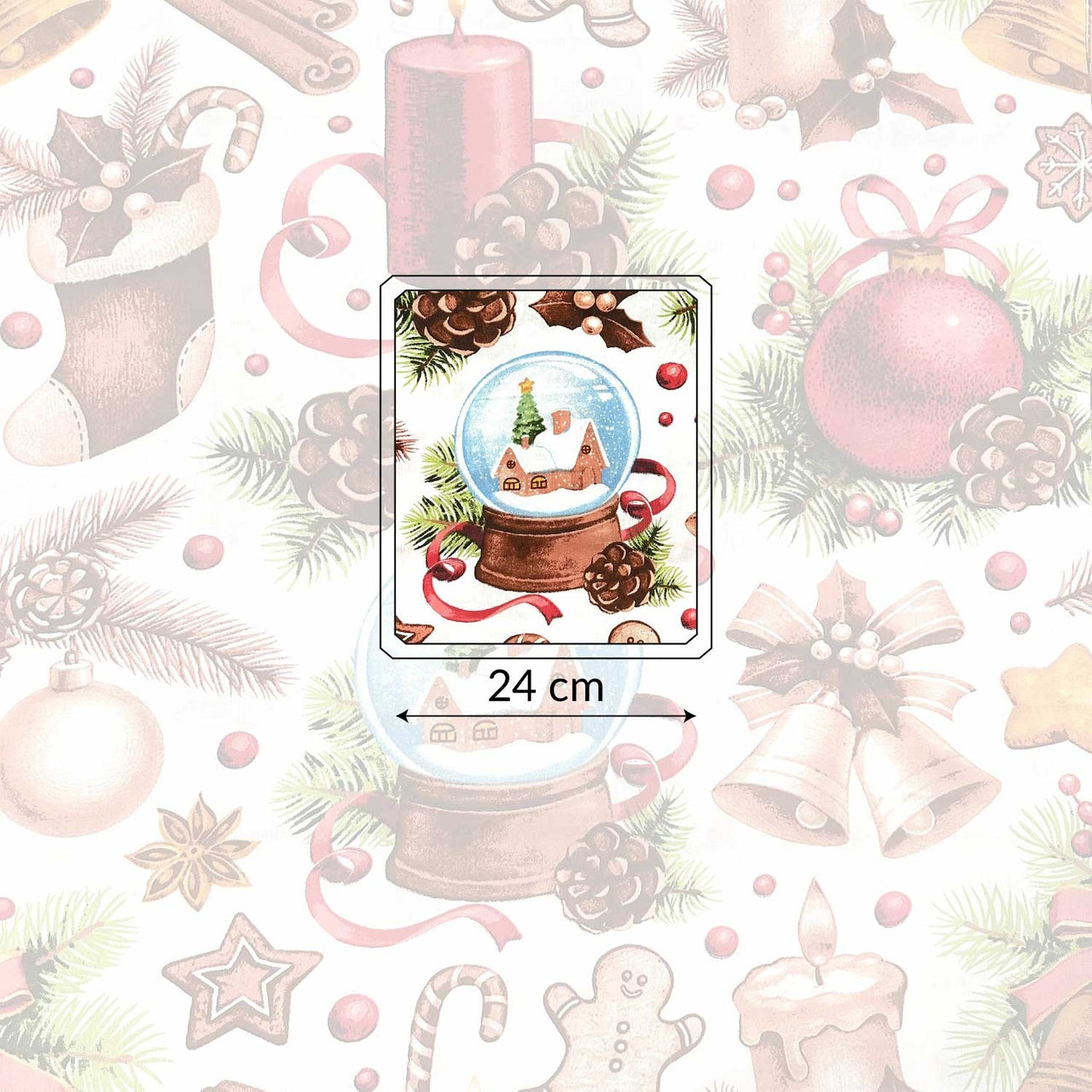 Cotton Fabric - Christmas Decor