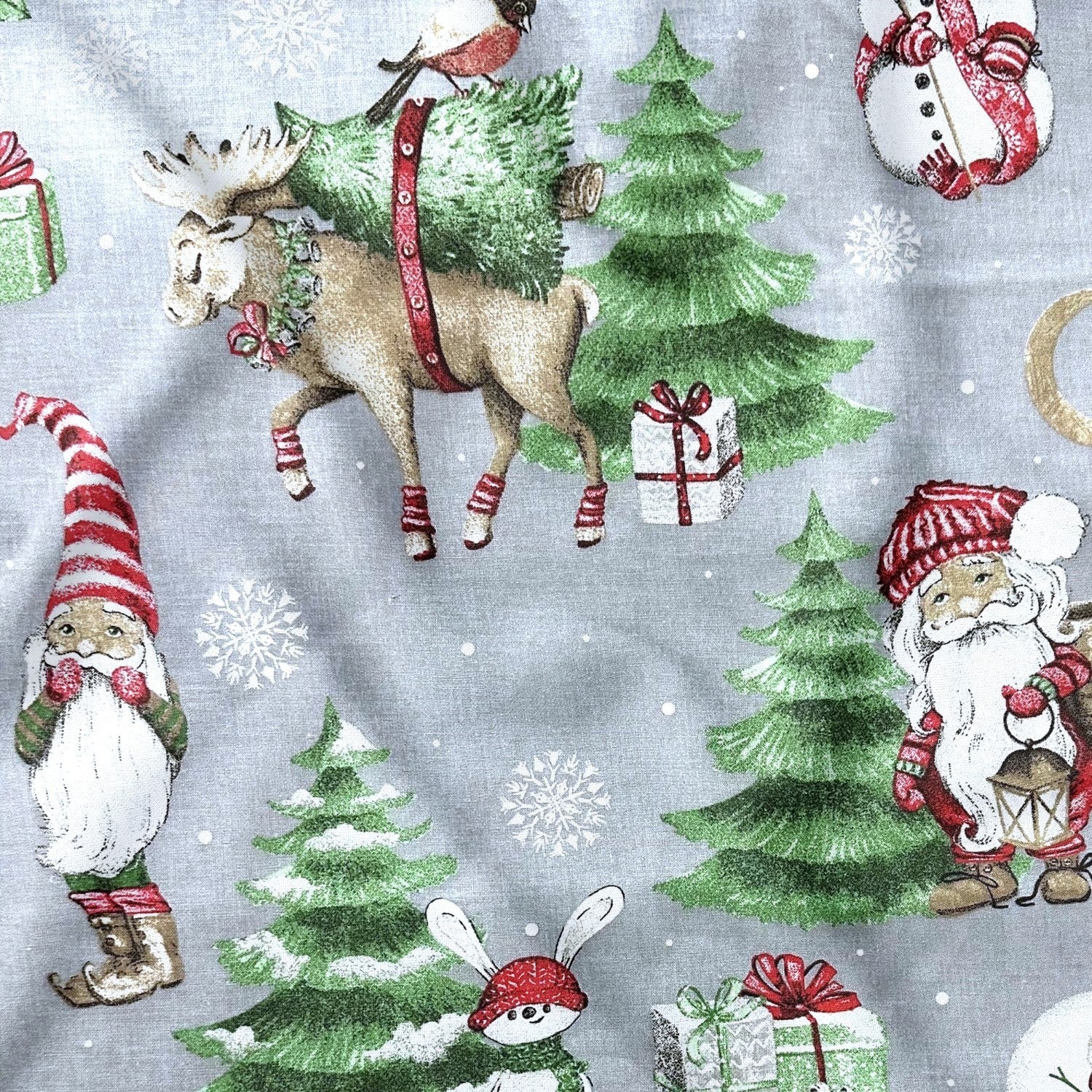 Cotton Fabric - Christmas preparations