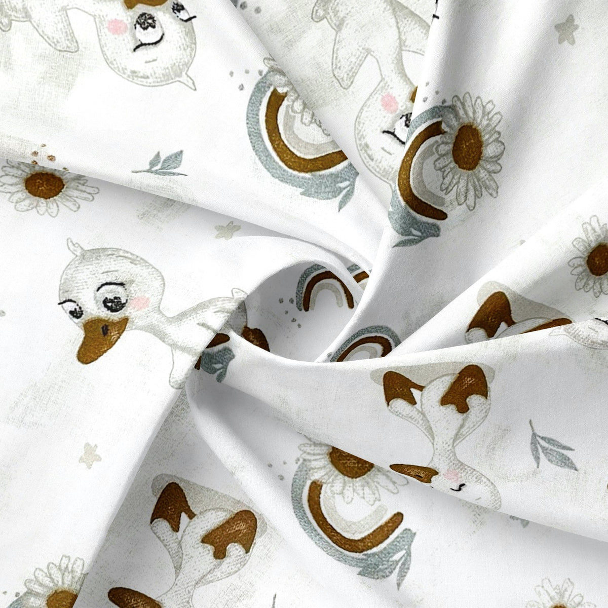 Cotton Fabric - Duckling