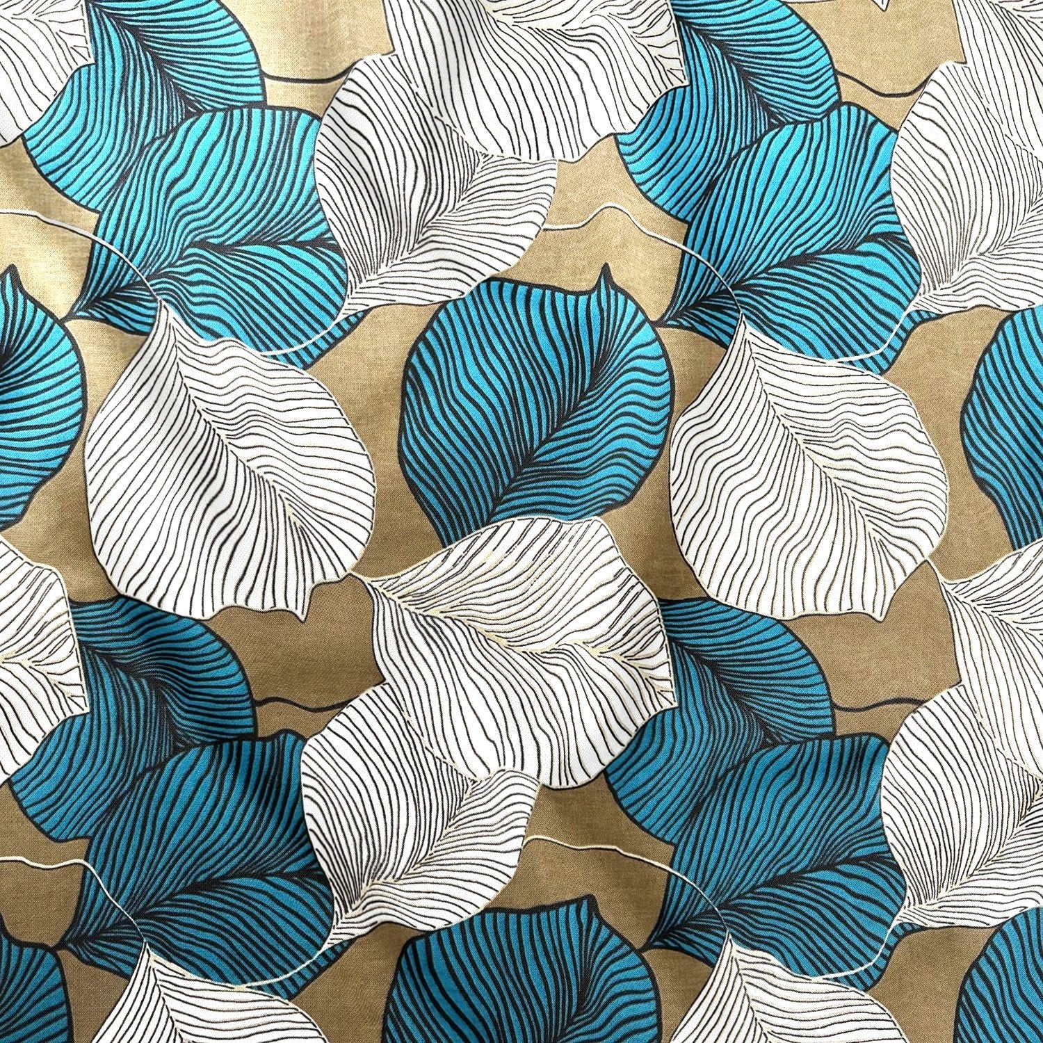 Cotton Fabric - Fan Leaf