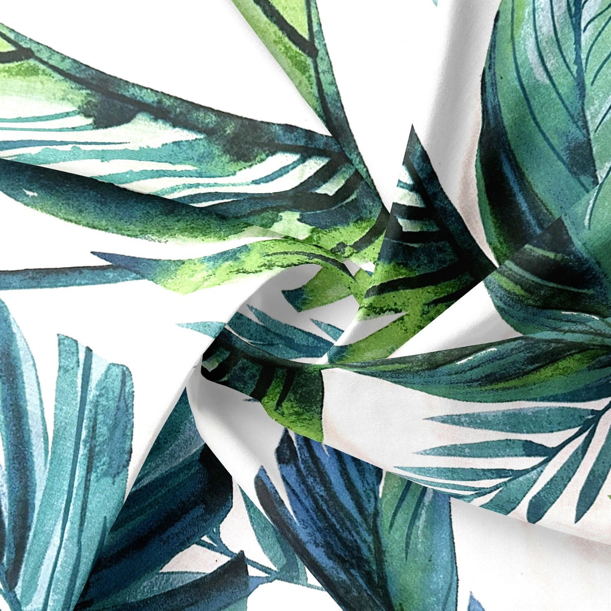 Cotton Fabric - Geen Palm
