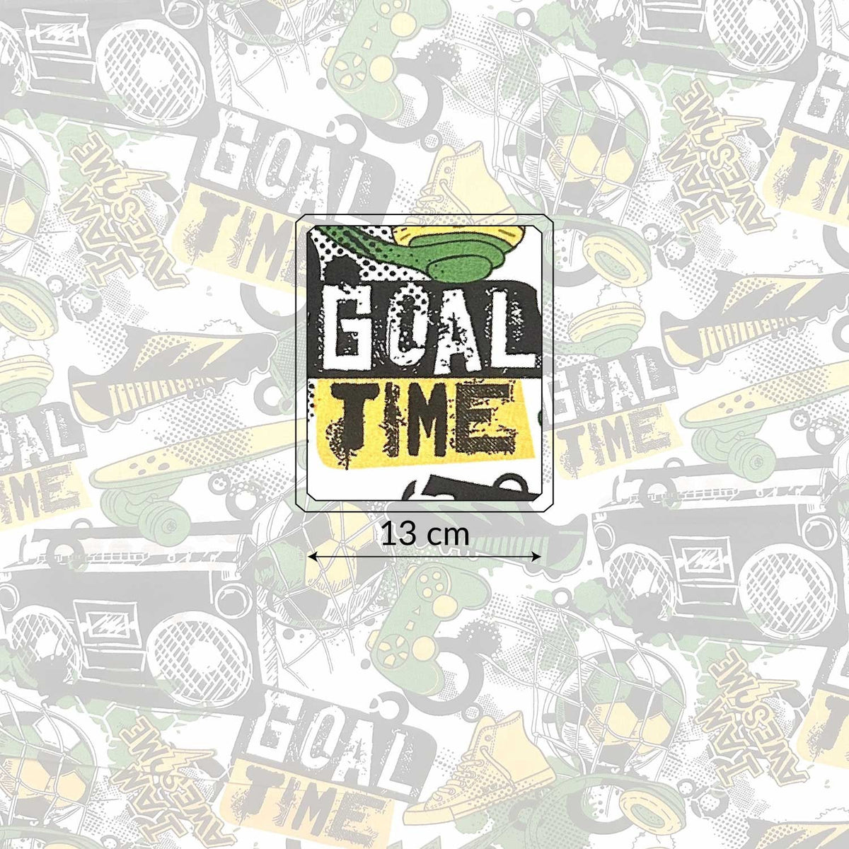 Cotton Fabric - Goal !