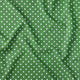 Baumwollstoff - Grüne Punkte 4 mm