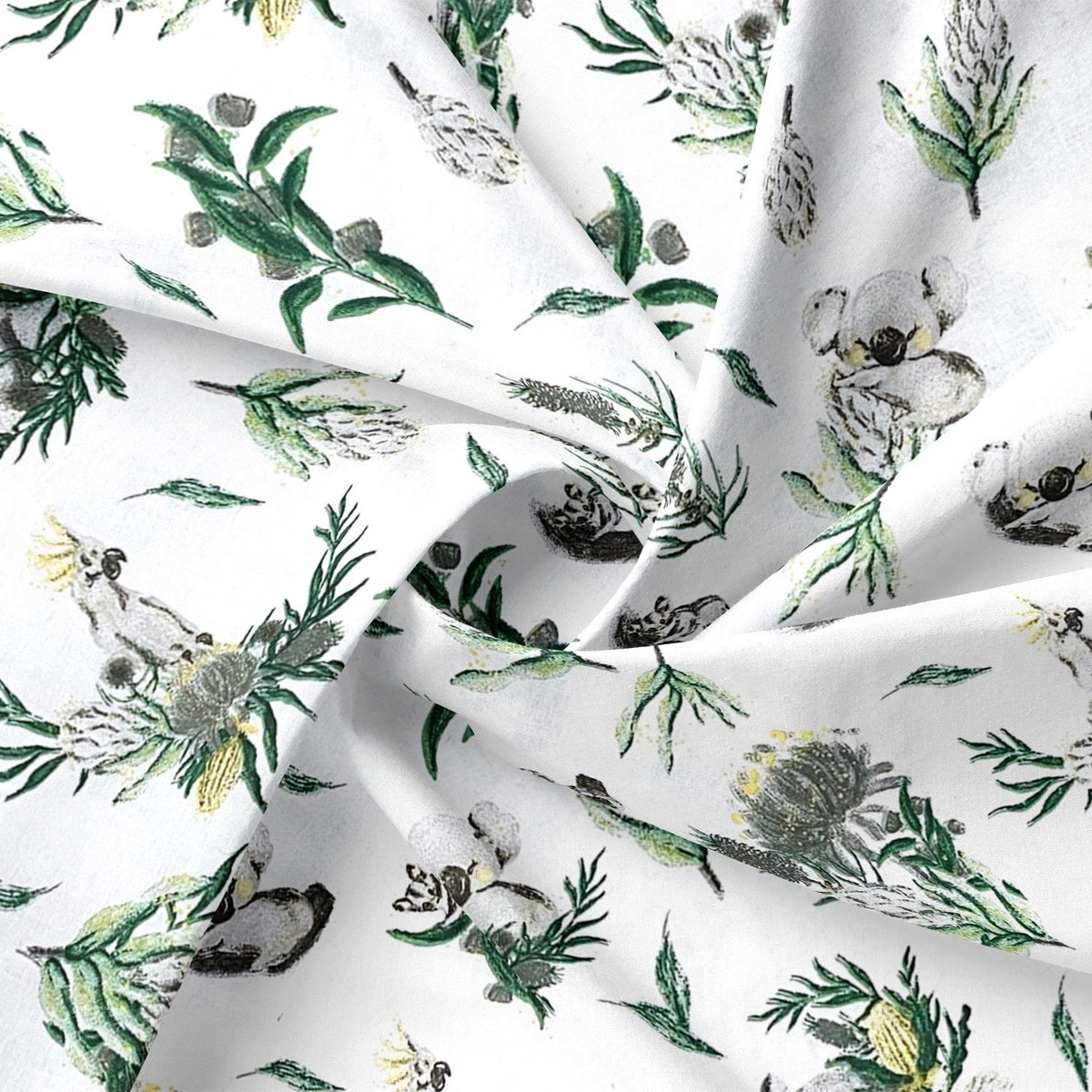Cotton Fabric - Koalas
