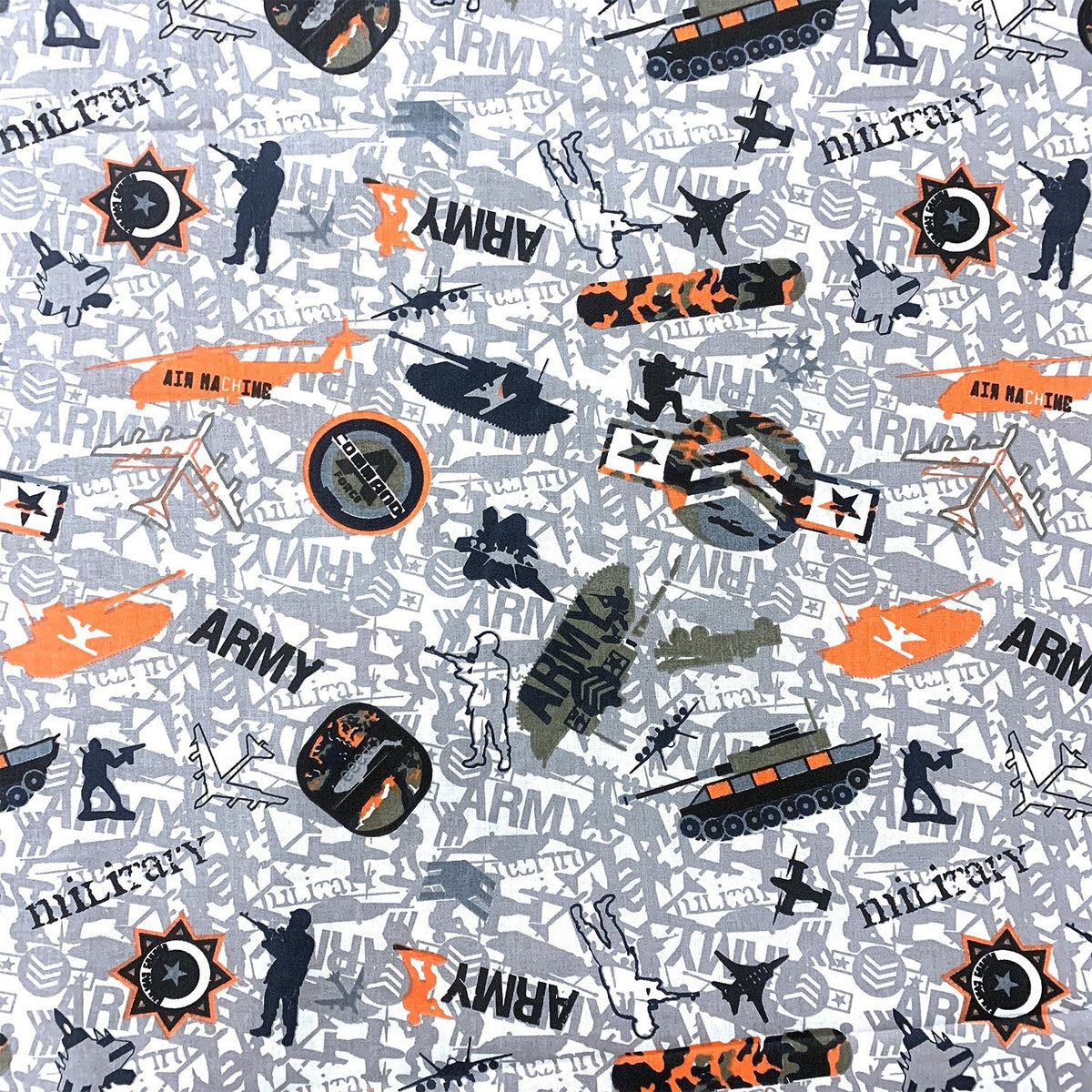 Cotton Fabric - Military