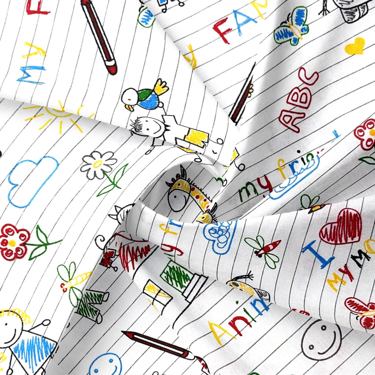 Cotton Fabric - Notebook
