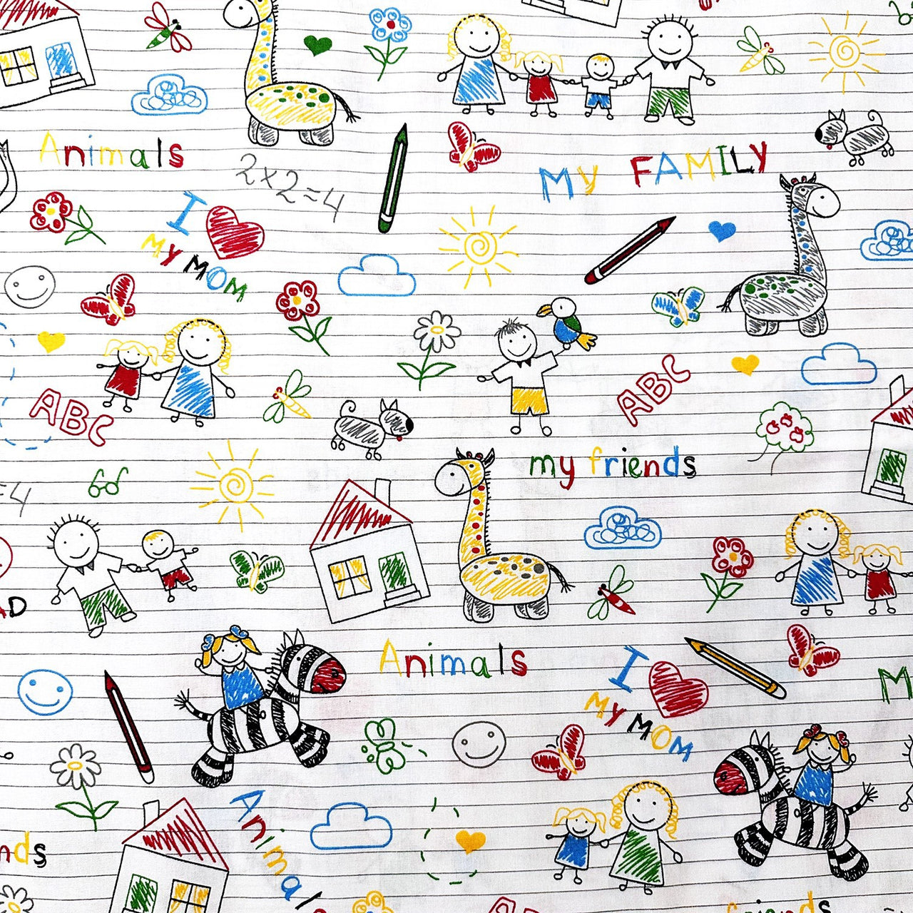Cotton Fabric - Notebook