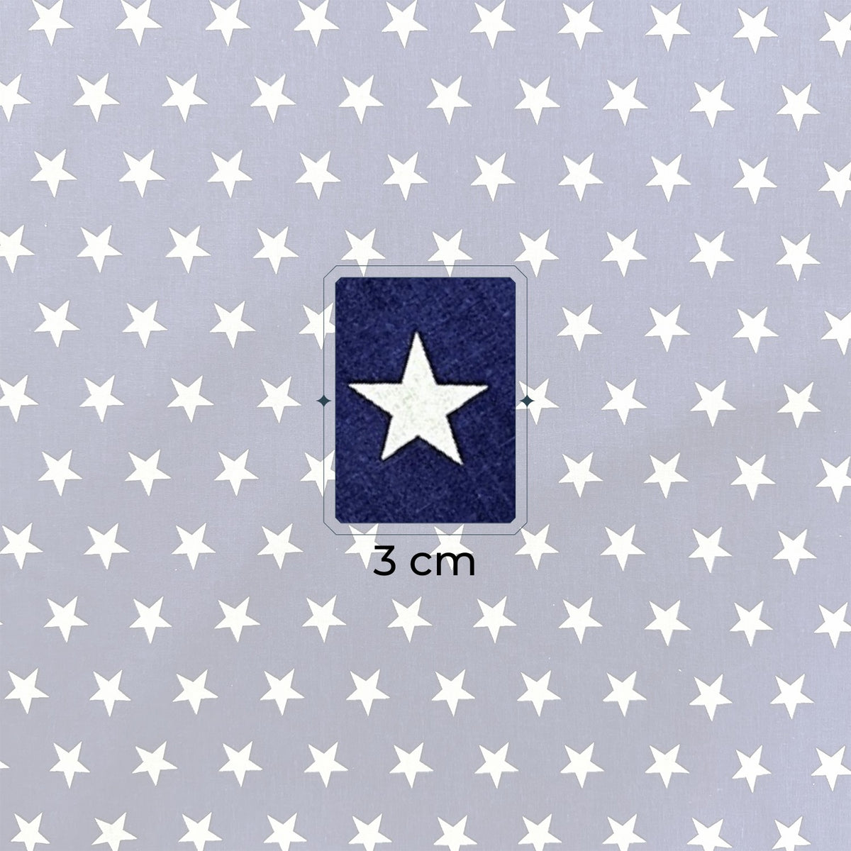 Cotton Fabric - Stars on Navy Blue