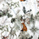 Baumwollstoff - Winterlandschaft, Grün