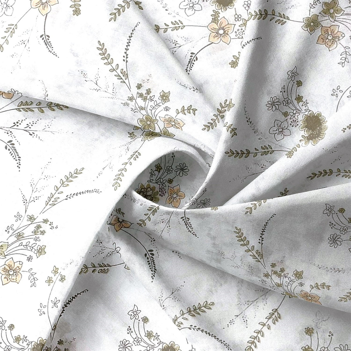 Cotton Fabric - Yellow Meadow