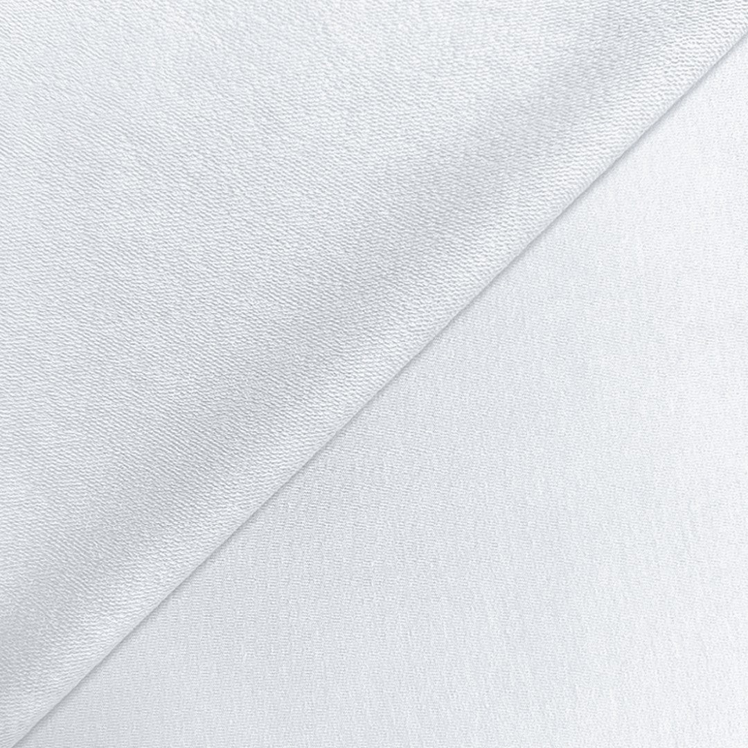 French Terry Knit - White