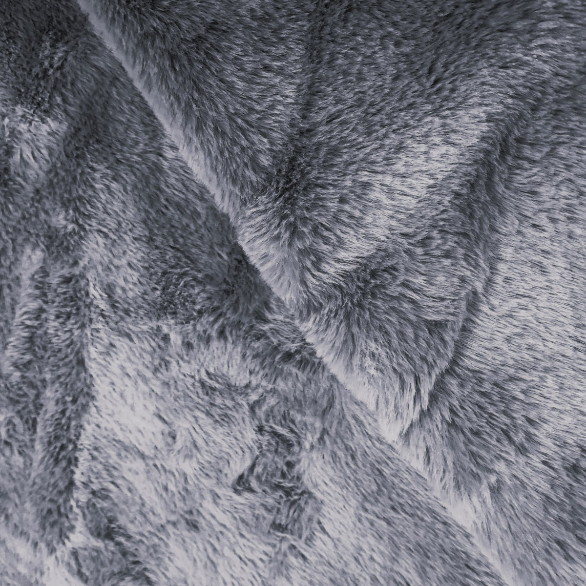 Knitted Bunny Fur Fabric - Grey