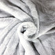 Gestrickter Kaninchenfellstoff - Silber