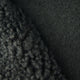 Gestrickter Schafwollfellstoff - Schwarz