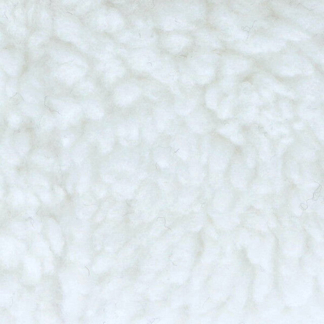 Knitted Sheep Wool Fur Fabric - White