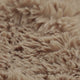 Gestrickter zotteliger Stoff - Hell-Asche