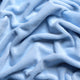 Minky-Stoff glatt - Blau