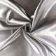Satinstoff - Silber