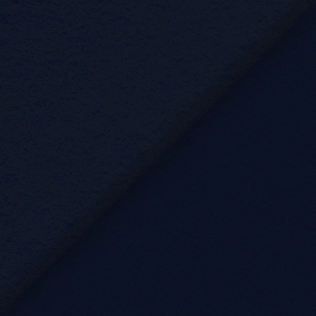 Thick Brushed Sweatshirt - Navy Blue