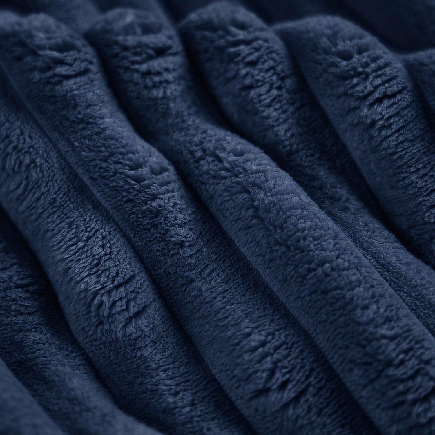 Polsterstoff TILIA Velours - Marineblau