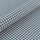Polsterstoff Hahnentritt - Schwarz-Blau