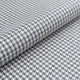 Polsterstoff Hahnentritt - Blau-Grau