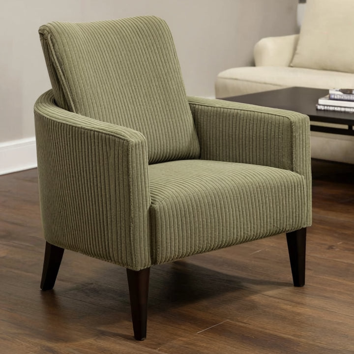 Upholstery Fabric LINCOLN Velour - Olive