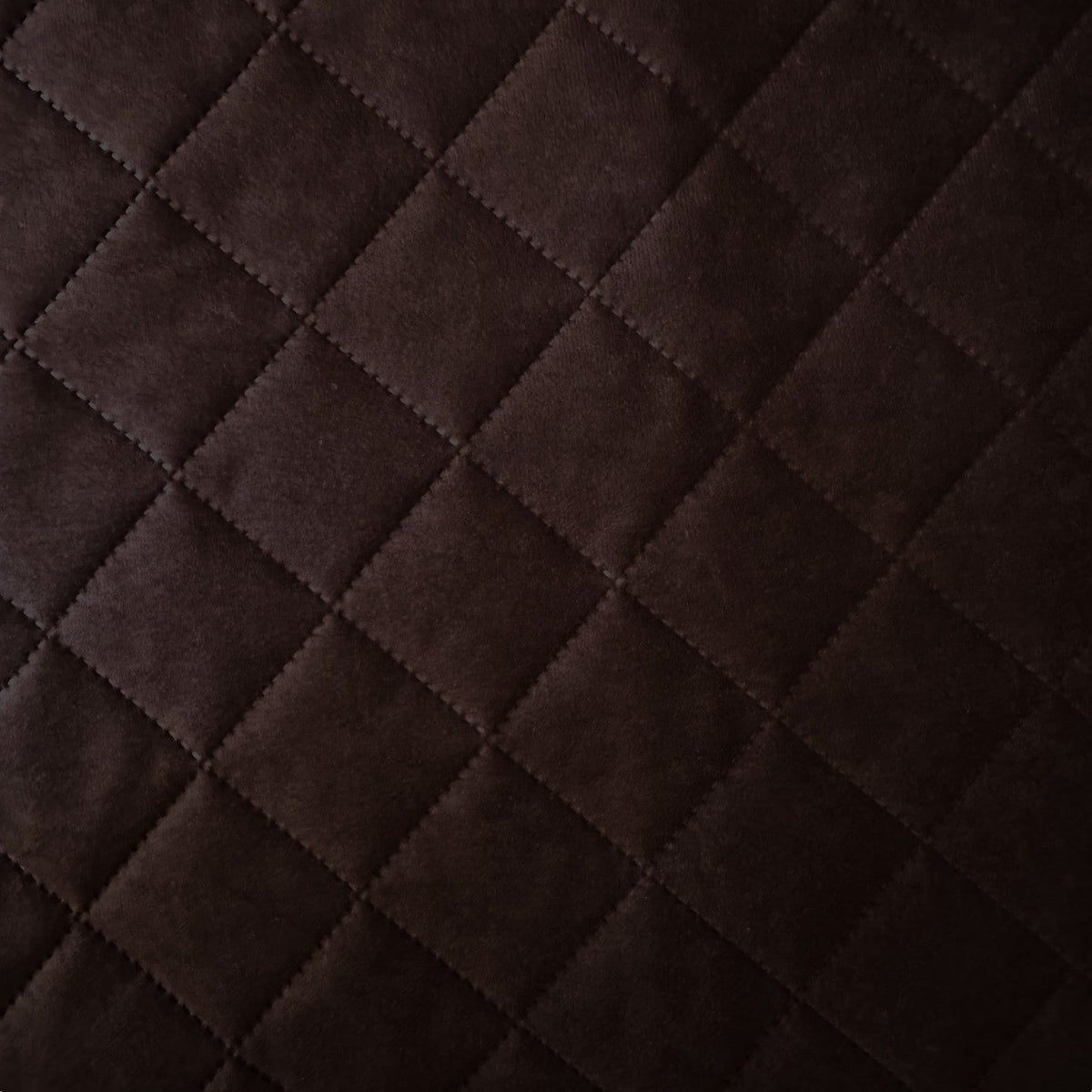 Upholstery Fabric Quilted Microfiber Diamond 5x5 - Brown