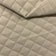 Polsterstoff gestepptes PU-Leder Diamant 5x5 - Hellbeige