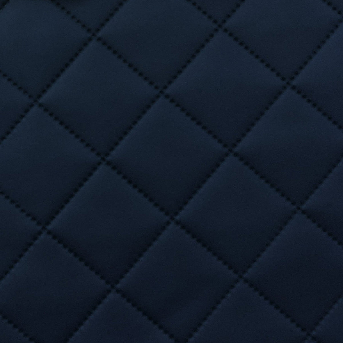Upholstery Fabric Quilted PU Leather Diamond 5x5 - Navy Blue